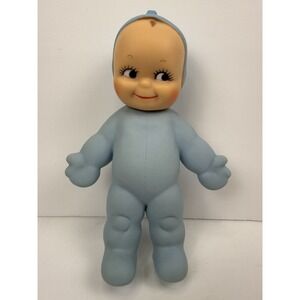 Kewpie Rose O'Neill Cameo 7.75" Ragsy Blue 1963 WORKING SQUEAKER VINTAGE